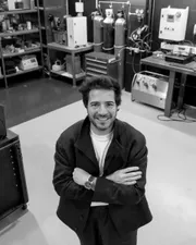 Enric Palau al taller